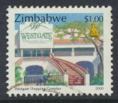 Zimbabwe SG 1010  SC#  842 Used  Westgate Shopping Complex  see detail and scan 