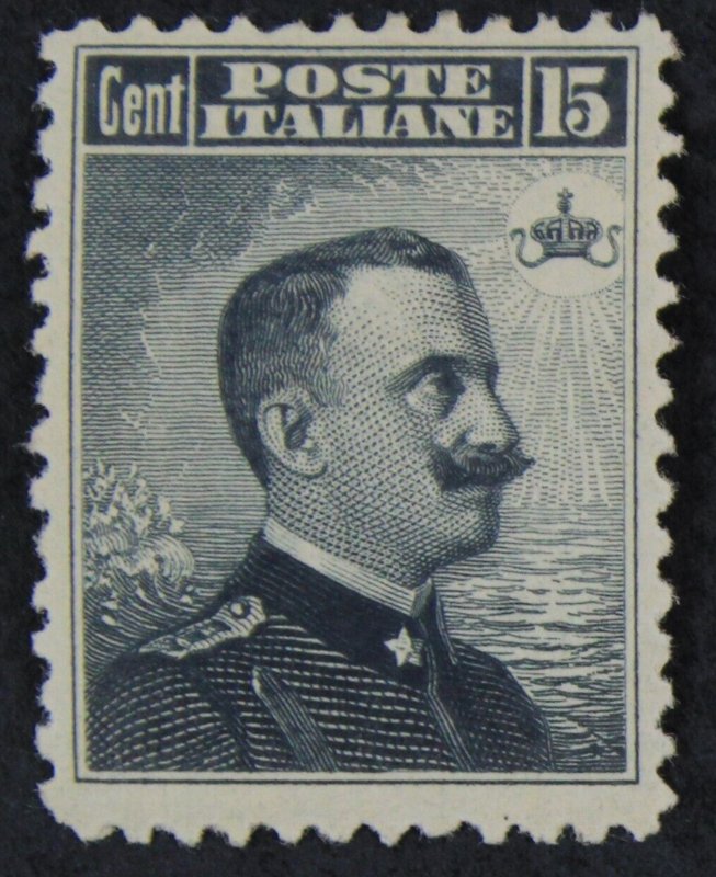 Italy Regno - Sassone n. 80a cv 380$ Variety DECALCO (Offset) MH*