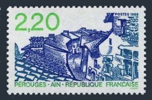 France 2120, MNH. Michel 2686. View of Perouges, Ain. 1988.