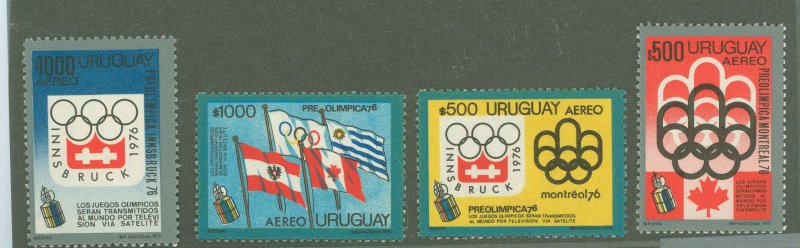 Uruguay #C406A-C407B  Single (Complete Set) (Olympics)