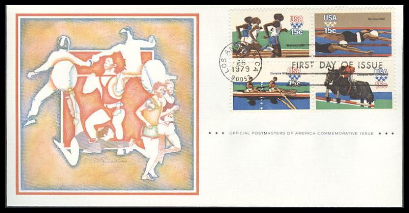 #1791-94 Summer Olympics POA FDC