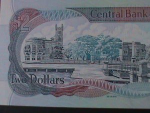 BARBADOS-1998-CENTRAL BANK $2 DOLLAR.UNCIRULATED NOTE-VF WE SHIP TO WORLWIDE