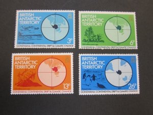 British Antarctic 1982 Sc 86-7,89,91 MNH