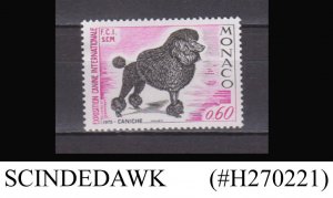 MONACO -  1975 INTERNATIONAL DOG SHOW SCOTT#996 - 1V MNH