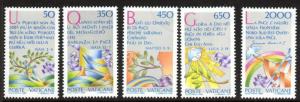 Vatican 768-72 MNH International Peace Year