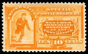 MOMEN: US STAMPS #E3 MINT OG H VF+