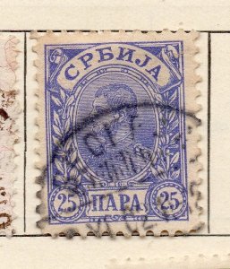 Serbia 1901-02 Early Issue Fine Used 25pa. 267041