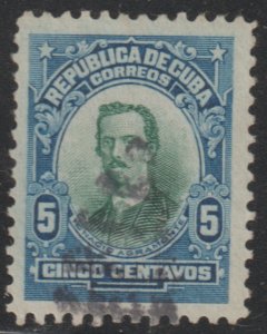 1910 Cuba Stamps Sc 242 Major General Ignacio Agramonte Used