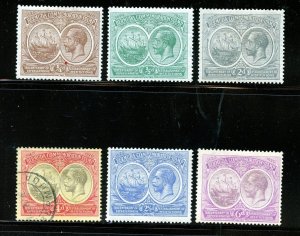 Bermuda #55\\69 (BE997) (6) King George V & Seal with #59 used, M,H, CV$125.50