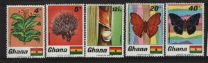 GHANA   331-335  MNH   SET