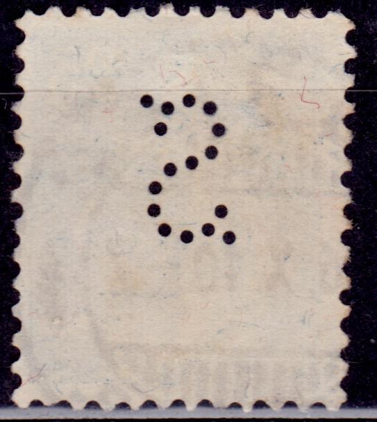 Switzerland, 1908, Helvetia, 25c, perfin, sc#133, used