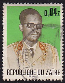 Zaire 776 President Joseph D. Mobutu 1973