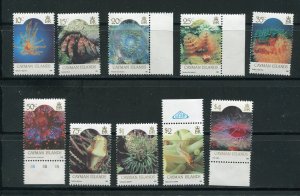 Cayman Islands 563-568, 570-573 Marine Life Short Stamp Set High Values MNH 1986