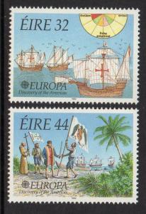 Ireland 1992 Europa Ship Columbus VF MNH (864-5)