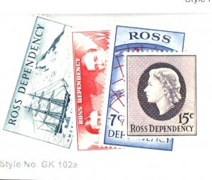 NZ ROSS DEP L5-8 MINT FVF OG LH  Cat $57