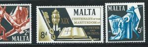 Malta 364-6 1967 Peter and Paul set MNH