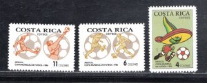 COSTA RICA SC# 371-73 FVF/MNH