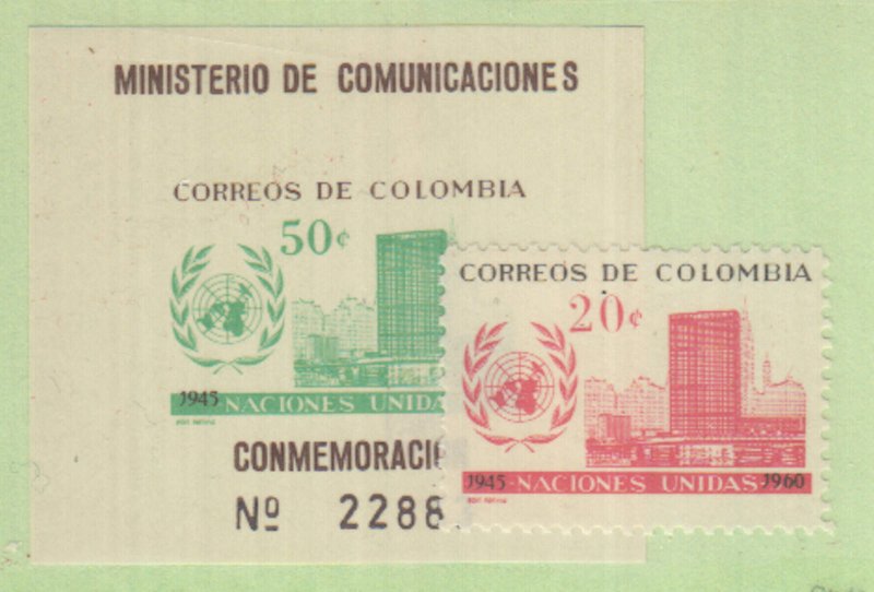 Colombia - 1960 - SC 724-25 - NH - Complete set