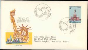 Luxembourg, Americana, First Day Cover