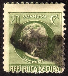 1917, Spain colony 20c, Used, Sc 271