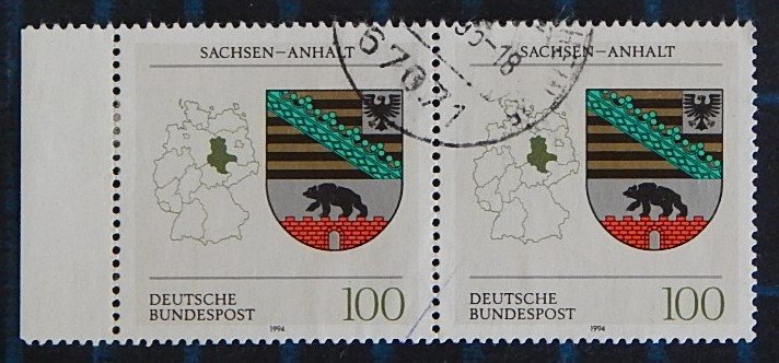 Sachsen - Anhalt, 100 Pf, Deutsche (2567-Т)