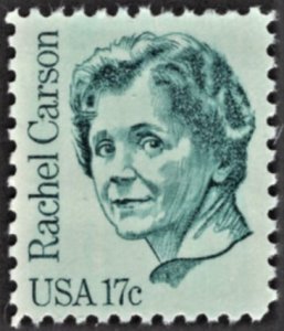 US 1857 MNH VF 17 Cent Rachel Carson Enviromentalist Overall Tagging