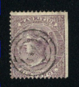 Mauritius #27   used  1860-63 PD
