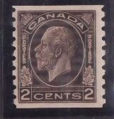 Canada-Sc#206- id7-unused og NH 2c KGV Medallion coil-1933-