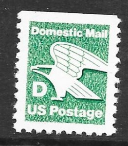 USA 2113: (22c) Eagle, MNH, VF