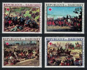 Dahomey Red Cross Paintings 4v Def 1968 Def SG#335-338 MI#352-355