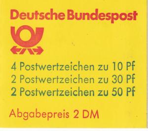 Germany #1231a Complete Booklet  CV $4.00 (A18297)