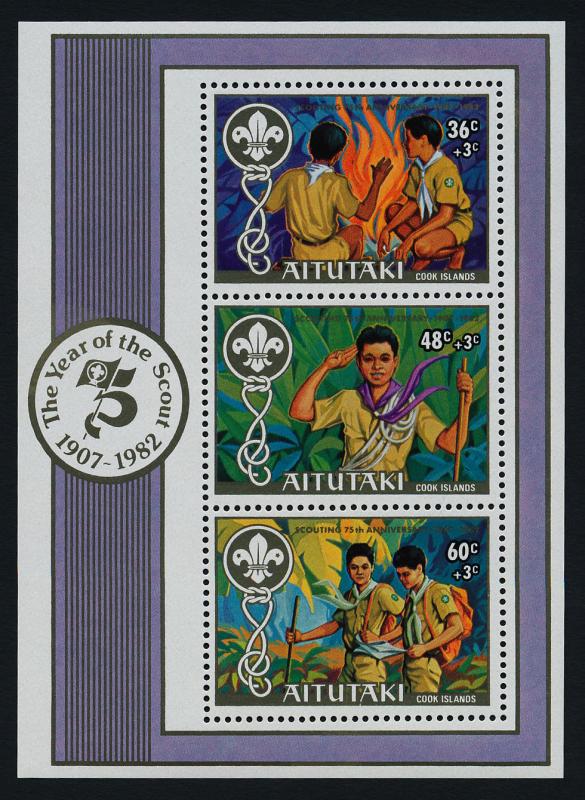 Aitutaki 283 MNH Scouts