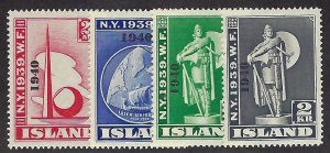 Iceland Scott #232-235 Mint LH VF