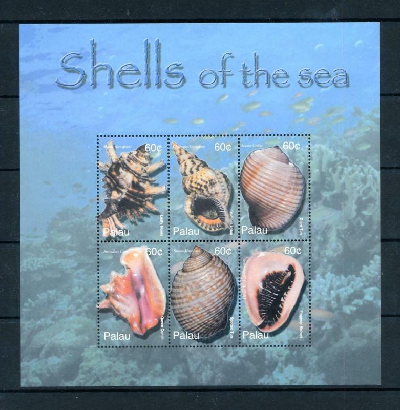 [100094] Palau 2003 Marine Life Sea Shells Souvenir Sheet MNH