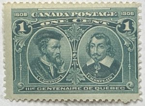 CANADA 1908 #97 Quebec Tercentenary Issue - MNH (CV 110$ +)