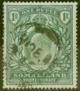 Somaliland 1904 1R Green SG41 Fine Used