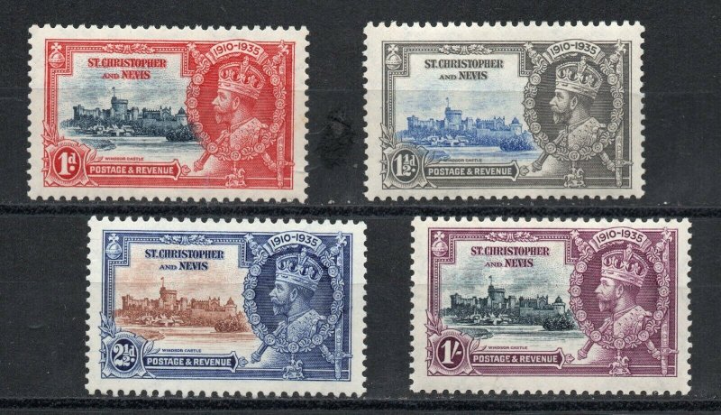 Saint Kitts-Nevis - SG# 61 - 64 MH/MLH / Silver Jubilee     -     Lot 0122250