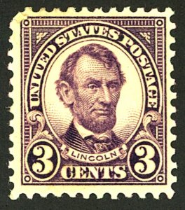 U.S. #555 MINT OG HR