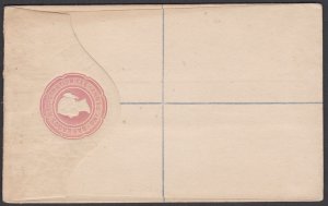 003462/ Barbados 1888 1d Postal Stationery Registered Letter Unused