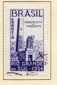 Brazil 1954 Early Issue Fine Used 60c. NW-17329