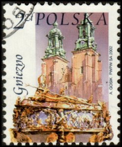 Poland 3623 - Used - 2z Cathedral / St. Albert's Coffin (2002) (cv $0.80)