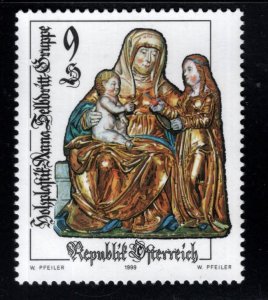 Austria Scott 1787 MNH** 1999 St Anne Mary and Jesus stamp