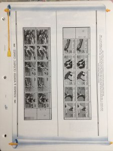 1992 Brand new White Ace pages for US Plate blocks Simplified Supplement PB-44s