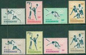 RWANDA 76-83 MNH BIN $2.50