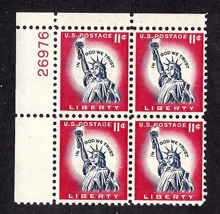 1044A Mint,OG,NH... Plate Block of 4