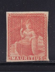 Mauritius 10 VF mint OG previously hinged nice color cv $ 60 ! see pic !