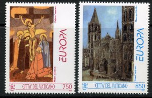 Vatican 934-5, Mint Never Hinge.