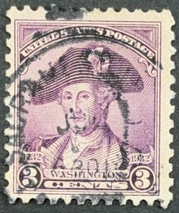 USA 1932, SC 708, F, Used, George Washington