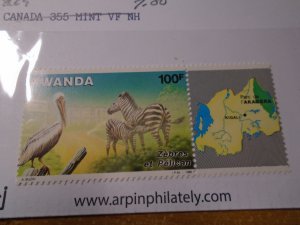 Birds  :  Rwanda  #  1269  MNH