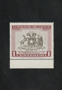 Chile  331  MNH  Sesquicentenario  Del  Primer  Gobierno  Nacional